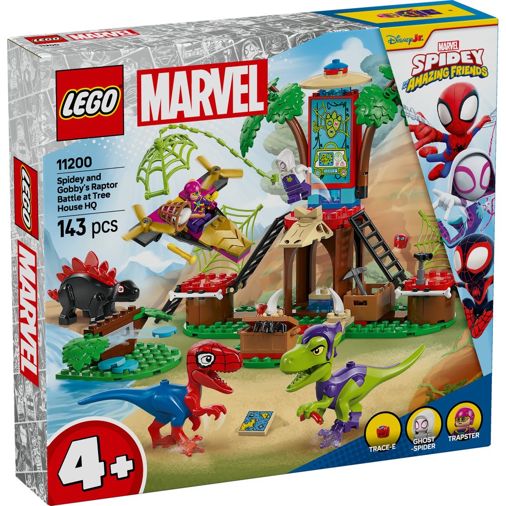 11200 Spidey and Gobby's Raptor Battle at Tree House HQ