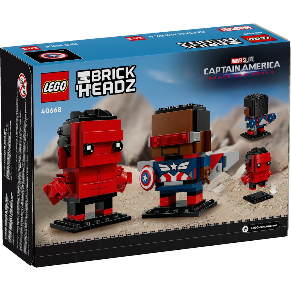 40668 Captain America & Red Hulk Figures