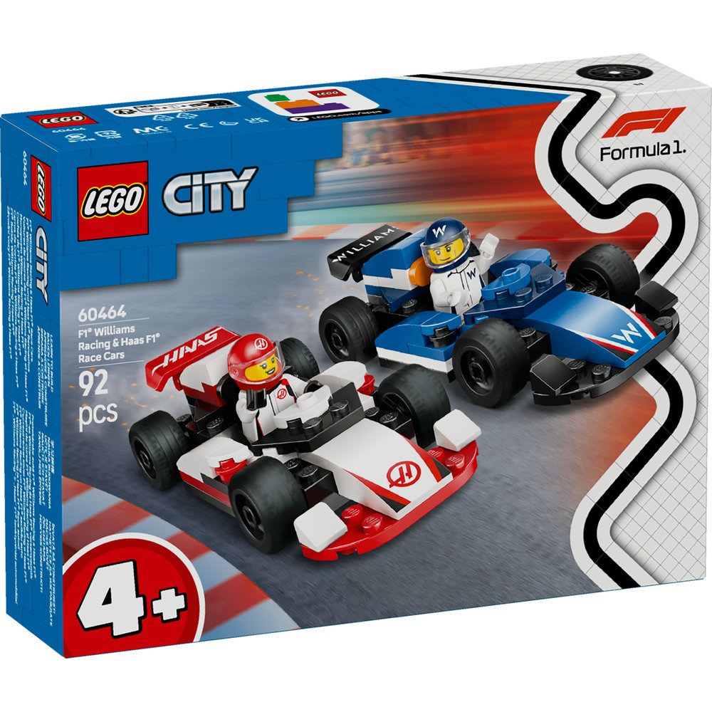 60464 F1® Williams Racing & Haas F1® Race Cars