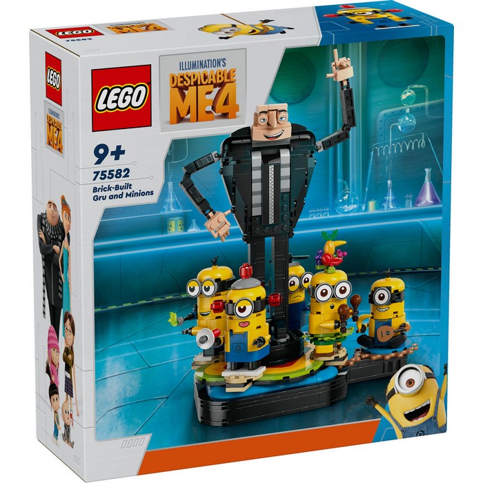 75582 Brick-Built Gru and Minions