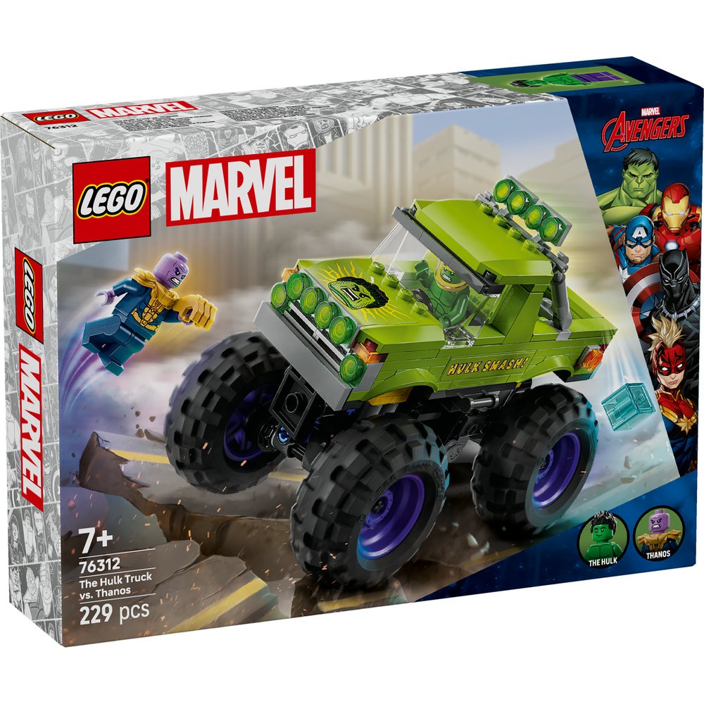 76312 The Hulk Truck vs. Thanos